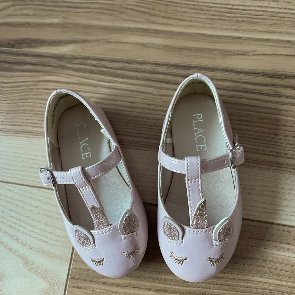 The PLACE pink unicorn shoes